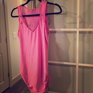 Exercise top with ruching